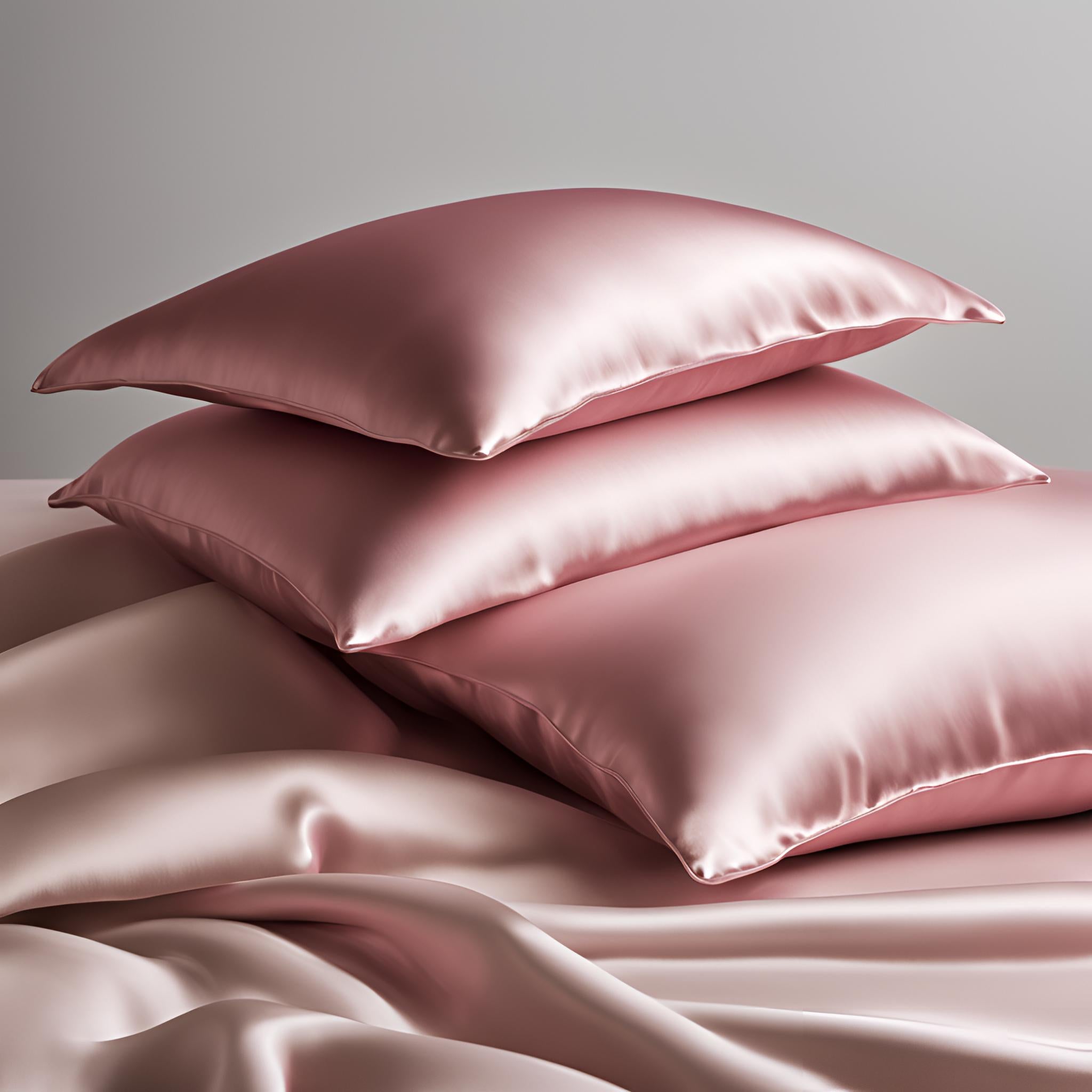 Silk Pillowcase in Rose Quartz