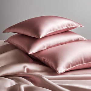 Silk Pillowcase in Rose Quartz