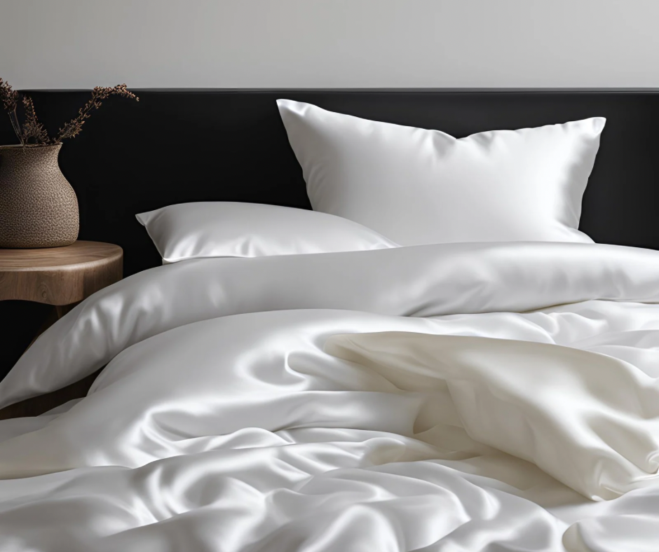 Silk Pillowcase in Moonstone