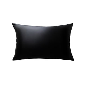 Silk Pillowcase in Onyx Noir